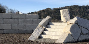 Steinschlichtung Treppe